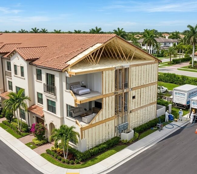 hoa community spray foam insulation project south florida 1