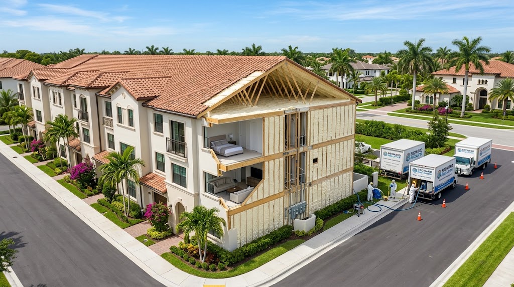 hoa community spray foam insulation project south florida 1